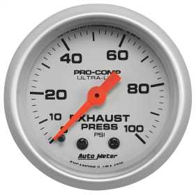 Ultra-Lite® Mechanical Exhaust Pressure Gauge 4326
